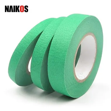 चिपकने वाला हरा मास्किंग पेंटर टेप