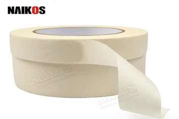 क्रेप पेपर मास्किंग टेप विभिन्न रंगों की एक श्रृंखला में उपलब्ध है